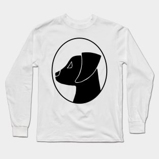 Labrador Puppy Cameo Long Sleeve T-Shirt